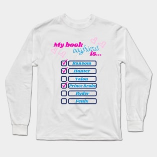 Book Boyfriend Long Sleeve T-Shirt